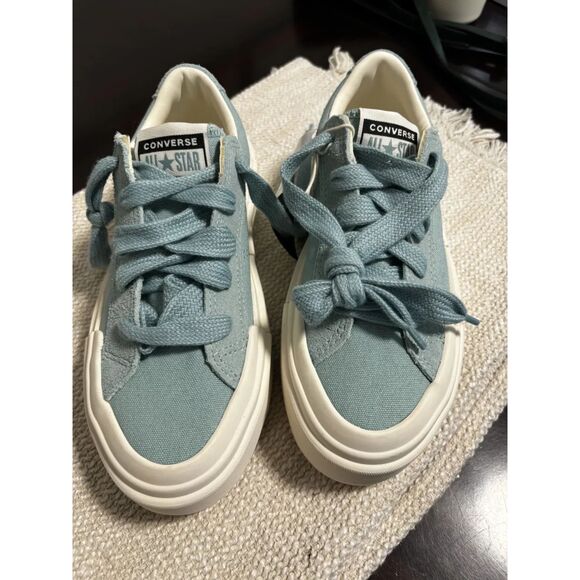 Converse Shoes - Converse All Star Cruise Sage Green Platform Sneakers NWT Womens Size 6